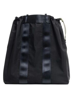 NWT Topologie reversible Large Summit Tote in Black Tech Sateen/Sage
